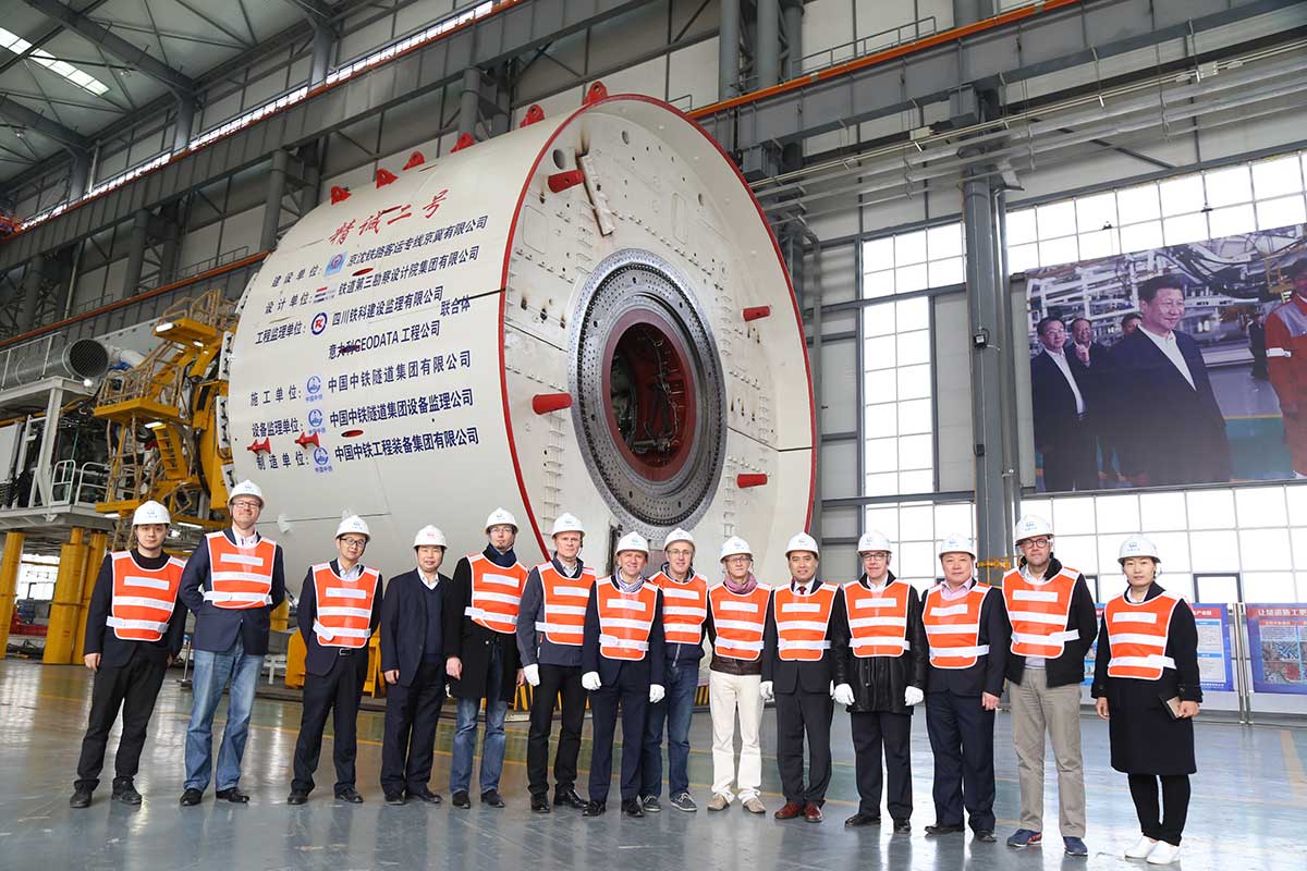 Bouygues Delegation visits CREG in Zhenzhou China